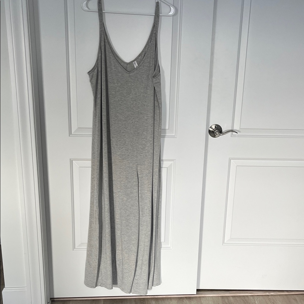 Athleta Light Gray Romper